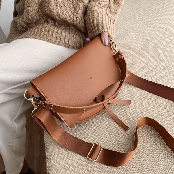

tassel crossbody bag for women 2019 wide strap shoulder bag vintage female tote leather teen girl purses and handbag