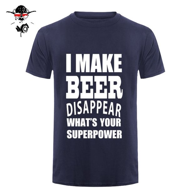 

new funny joke i make beer disappear gift for dad grandad t shirt men funny tshirt man clothing short sleeve camisetas t-shirt