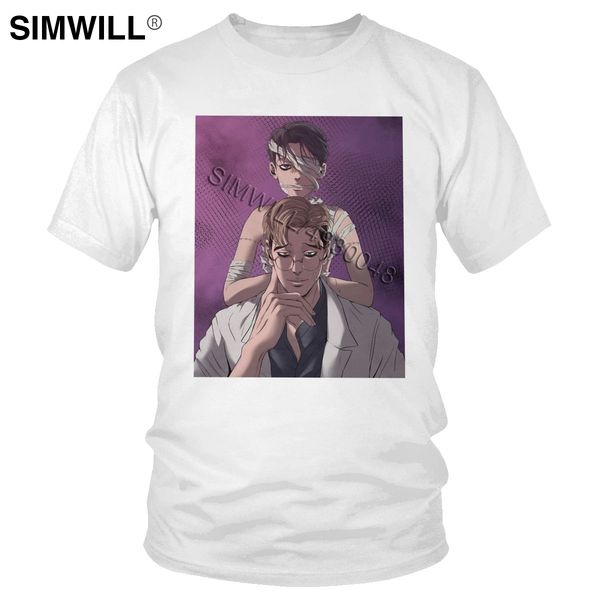 

sangbum killing stalking футболка мужчины хлопок майка с коротким рукавом ks yoonbum sangwoo корея koogi yaoi сёнэн yoon bum tee