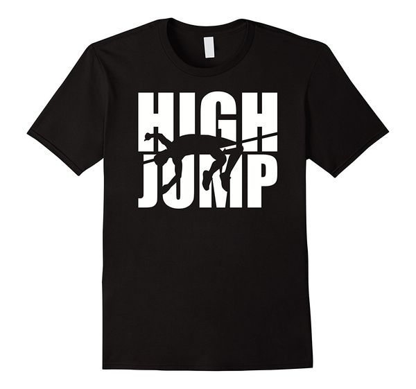 

2019 new summer cool tee shirt high jump athlete t-shirt cotton t-shirt