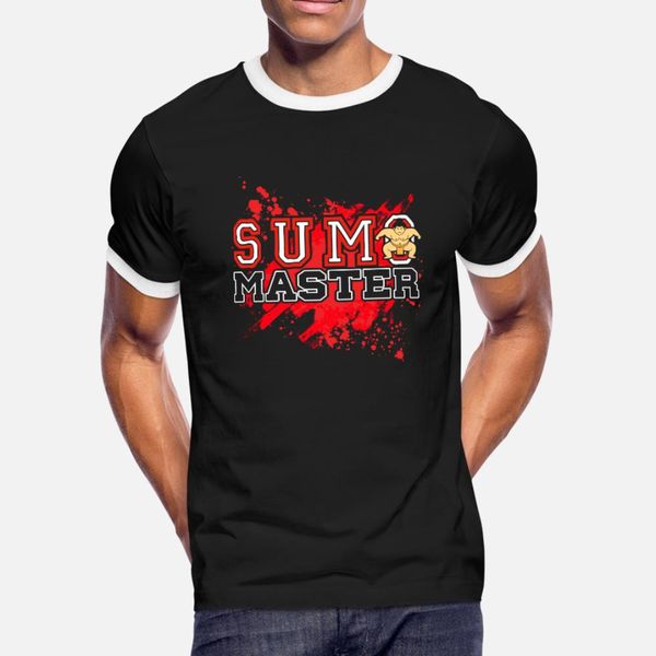 

sumo master тенниска мужчины печати хлопка шеи экипажа сплошной цвет подарков новый стиль летний стиль фотографии рубашка