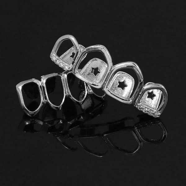 

hip-hop hollow with drill braces gold-plated prop ornaments gift selling in europe and america, Black