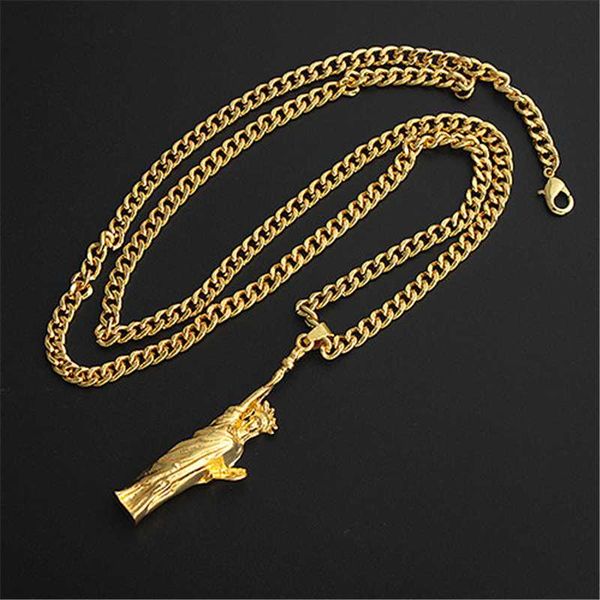 

hip hop charm necklace statue of liberty pendant & necklace for men / women gold color fashion jewelry necklaces, Silver