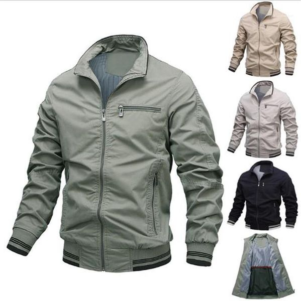 

fashion mens coats lapel neck long sleeve casual cardigan mens jackets solid color outerwears with zipper, Black;brown