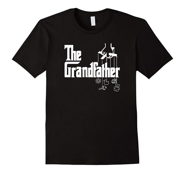 

2019 new summer tee shirt mens the grandfather funny mafia style tshirt cool t-shirt