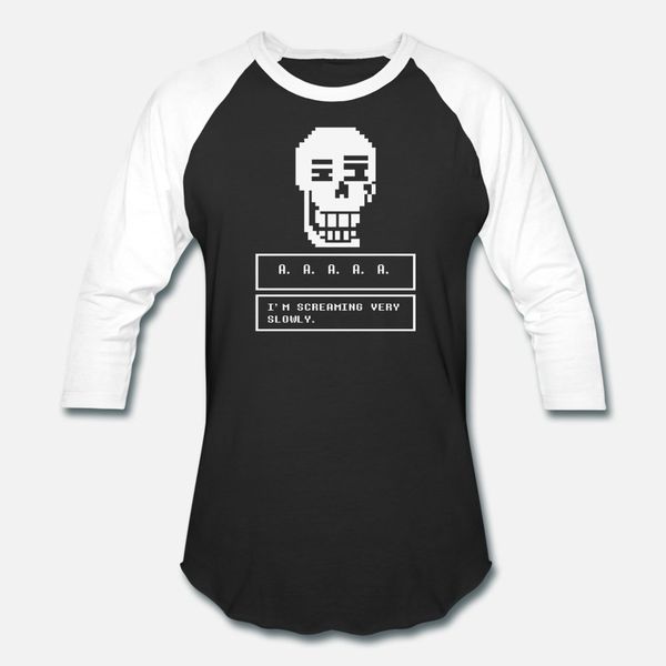 

undertale skull t shirt men designing tee shirt o-neck natural gift basic summer style outfit shirt