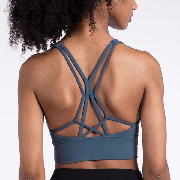 

sports bra bralette crop women yoga gym active running athletic push up walking pad wear tank tube underwear, White;black