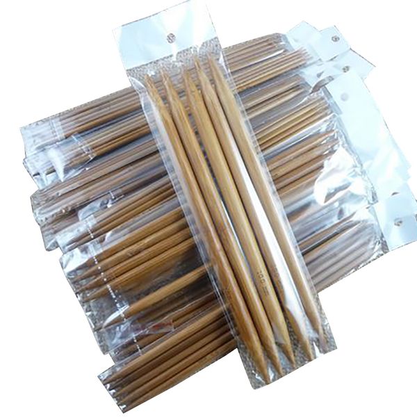 

75pcs/set 15 sizes craft yarn home crochet hook double pointed carbonized bamboo