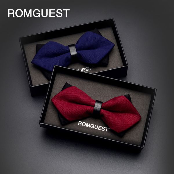 

2020 новая мода дизайнерский бренд мужские ромб bow tie венчания официально костюм двойной ткани боути сплошной цвет галстука бабочки узел, Black;gray