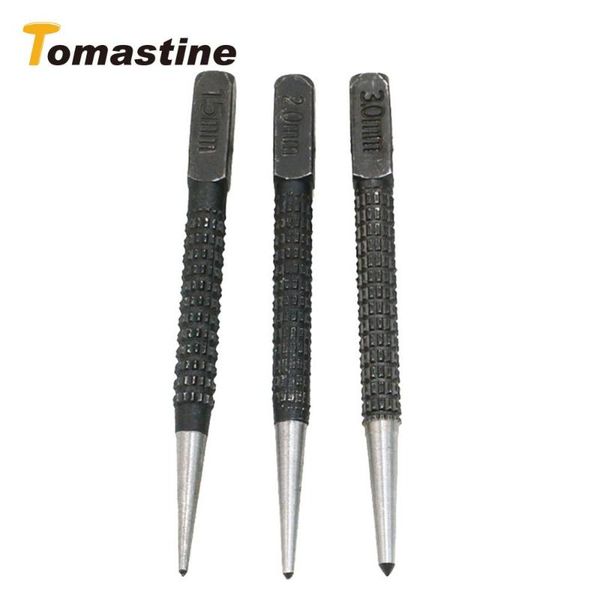

high hardness alloy steel 3pcs professional sample punching center impact location cylinder drill hole pin punch out