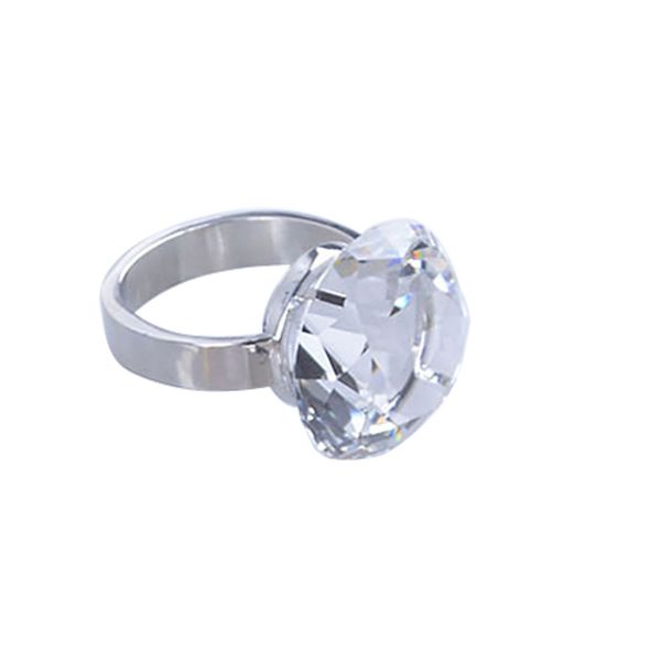 

80mm diamond ring proposal props crystal glass wedding decoration large colorful