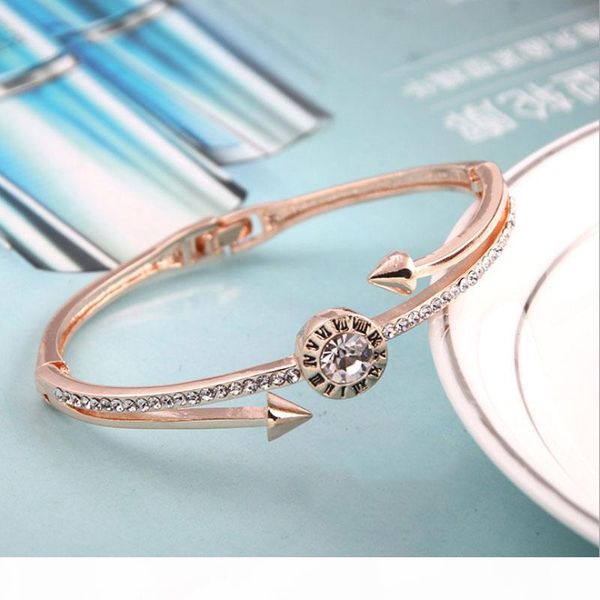 

creative fashion europe and the united states the new fashion jewelry diamond drill lettering bracelet bracelet nail factory direct, Black