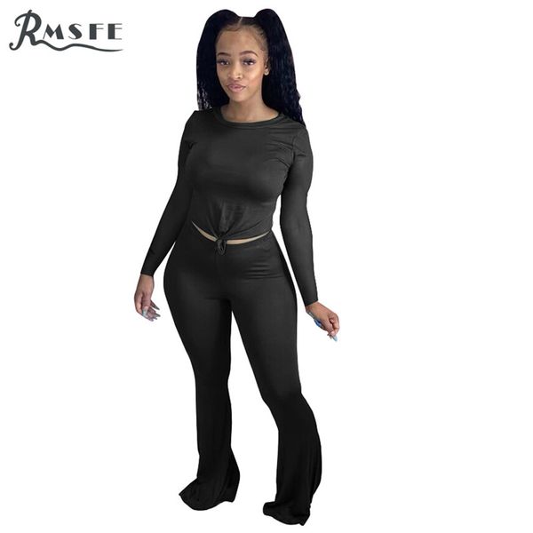 

rmsfe 2020 o-neck two piece set solid button fashion 2 piece set women full sleeve and pant summer sets, Gray