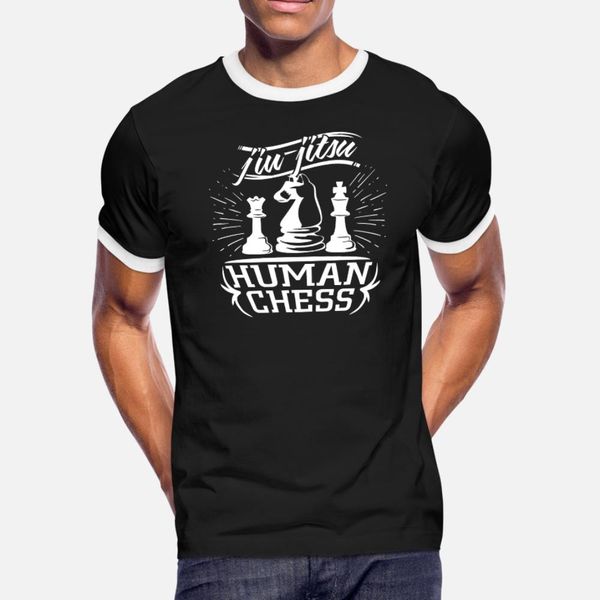 

jiu jitsu chess t shirt men designs cotton size s-3xl pattern fit basic summer style outfit shirt