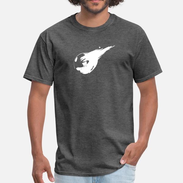 

final fantasy 7 t shirt men loose short sleeve s-3xl basic solid loose humor summer formal shirt