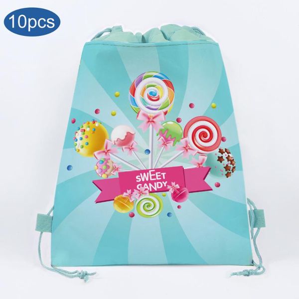 

non-woven sweet lollipop party gifts bags baby shower xmas candy bags gifts packing backpack girls birthday party decorations