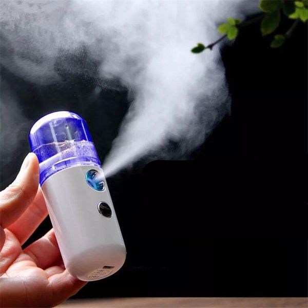 

30ml mini nano facial sprayer usb nebulizer face steamer humidifier hydrating anti-aging wrinkle women beauty skin care tools