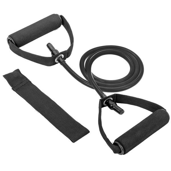 

single resistance bands, workout bands - includes single exercise band, cushioned handles,for resistance training, physical ther
