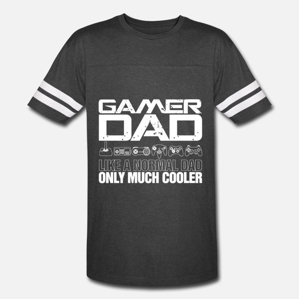 

gamer dad mens video game fathers day birthday gif t shirt men designer 100% cotton size s-3xl fit loose breathable spring slim shirt