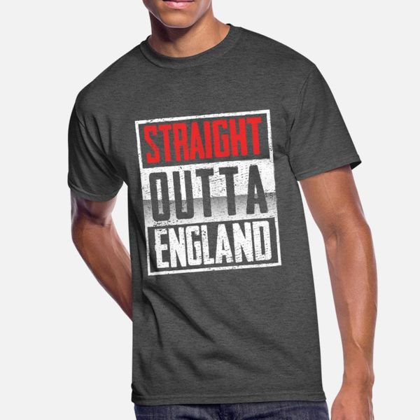 

straight outta england gift t shirt men designing tee shirt round collar kawaii fitness basic spring letter shirt