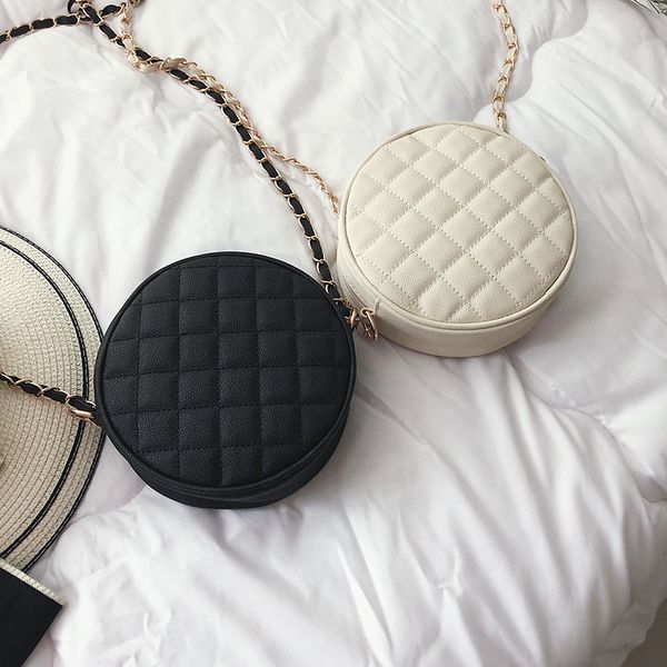 

new style summer fashion small round bag shoulder cross-body chain women's bag
