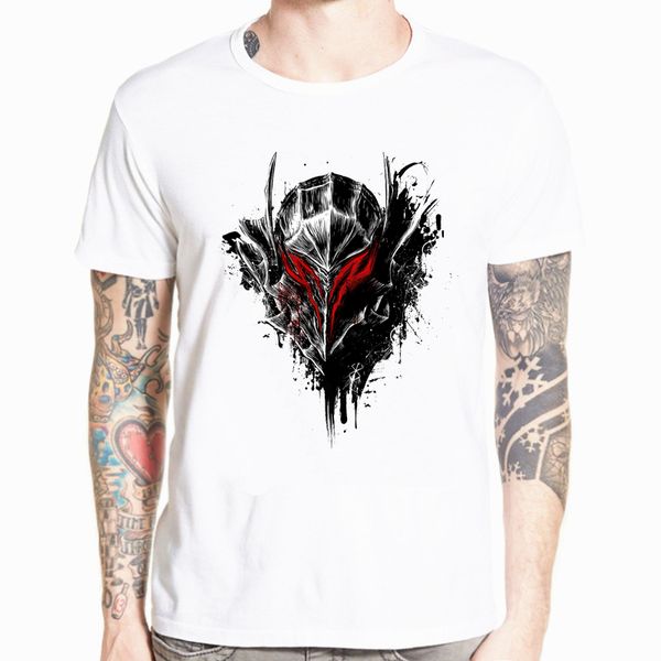 

men's t shirt berserk manga anime black warrior awesome artwork printed tee streetwear funny t shirts new summer t shirt