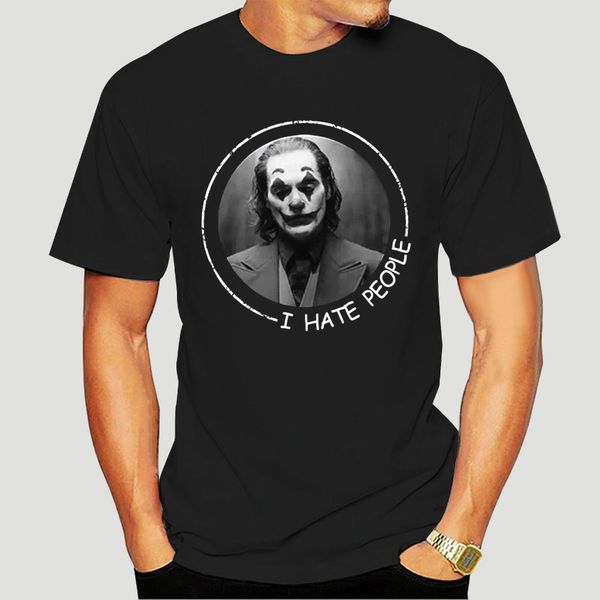 

joker i hate people letter ed t shirt casual loose oversized plus funny tee grunge tee-0236a