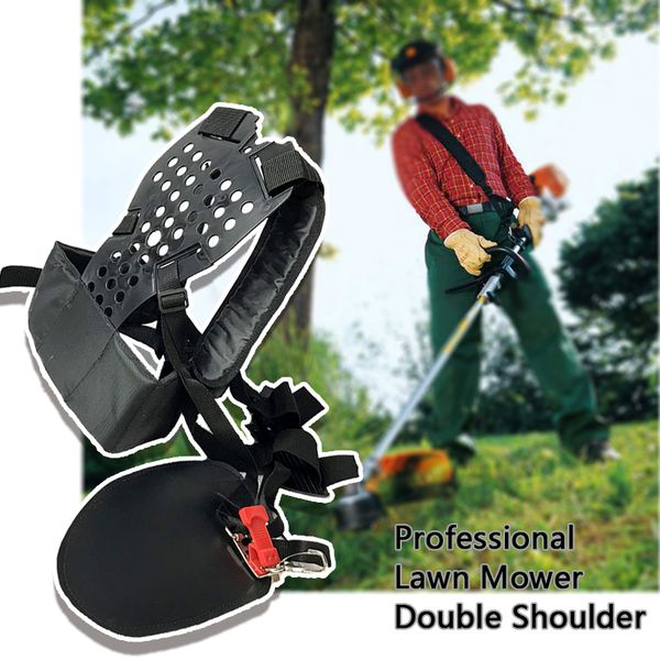 

Grass Cutter Accessories Double Shoulder Strap Harness For Brush Cutter Belt With Confortable Shoulder Padsleg Protection Panel