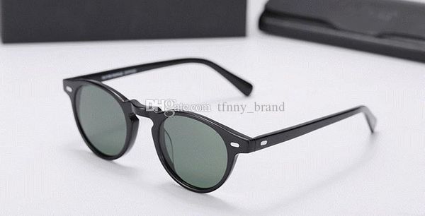 

men women driving polarized sunglasses ov5186 retro glasses ov 5186 colorful rectangle sun glasses eyewear with original box, White;black