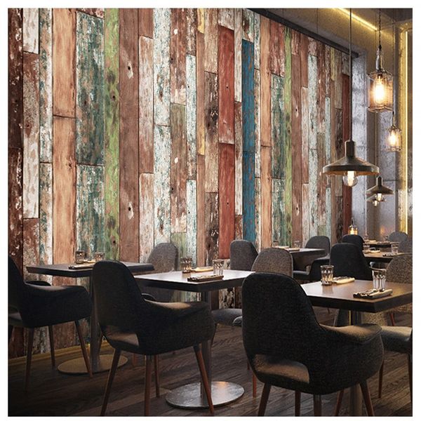 

wallpapers drop po wallpaper nostalgic industrial retro graffiti wheel british style bar milk shop mural