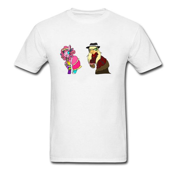 

cute graphic t shirts student good quality full cotton clothes brand male t-shirt comedy design harajuku ponies horse anime t