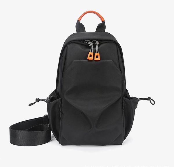 

Man Chest Bag Casual Gentlaman Shoulder Bags Plain Large Capacity Boy Travel Bag Fashion Trip Handbags