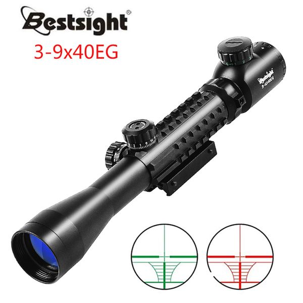 3-9x40EG Optic Jagd Zielfernrohr Mit Rot/Grün Beleuchtet Für Luftgewehr Optik Jagd Sniper Scopes Anblick W/Paar 21