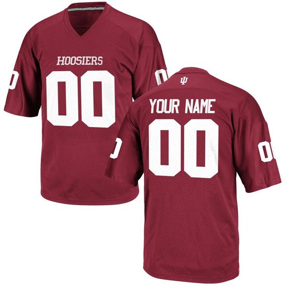 

Customized Stitched Men's Indiana Hoosiers Oklahoma Sooners Texas Longhorns Ohio State Buckeyes Personalized Football Name & Number Jersey