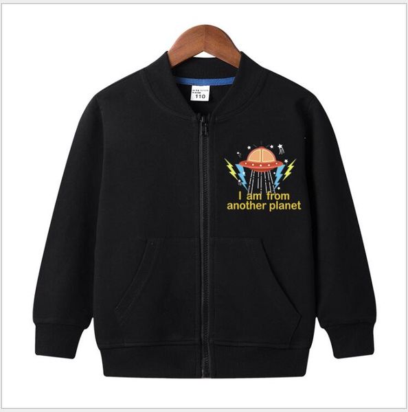 

children's jacket autumn new cotton cardigan boy jacket korean version of pure color children's sweater sweater spring, Blue