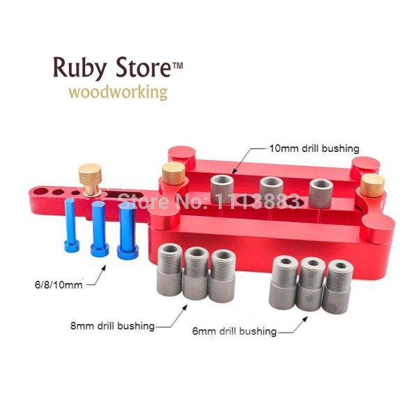 

improved version mt dowel jig self-centering dowelling jig for metric dowels 6/8/10mm precise woodworking drilling tools