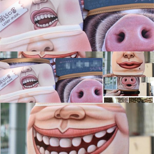 

face mask cotton dustproof 3d mouth cartoon cute pig mask personality washable for women m zwb3 4ppz1