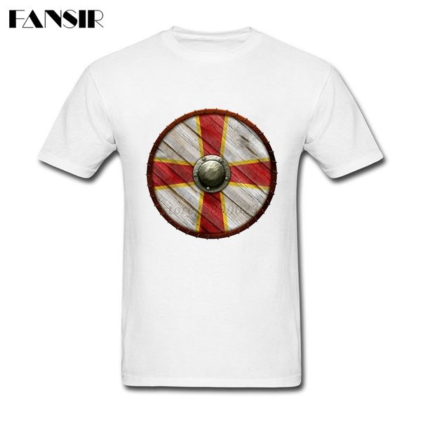 

мужчины t shirt viking shield онлайн смешные футболки мужчин с коротким рукавом хлопок тис рубашка подростковая xs-3xl