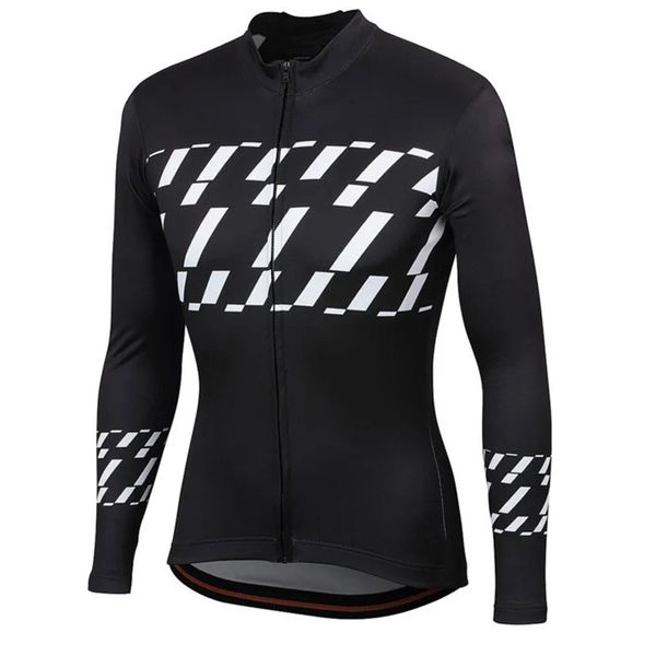 

long sleeve cycling jersey bicycle bike clothing mtb bib sports shirt team pro motocross fit mountain road tight ride jacket, Black;red
