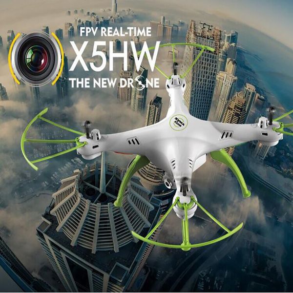 

drones original syma x5hw rc drone with hd camera wifi real-time transmission of intelligent four-axis helicopter children's toy gift