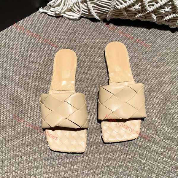 

design women's slippers square mules slipper insoles nappa lambskin women shoes sandals luxury lady flat sandals quality, Black