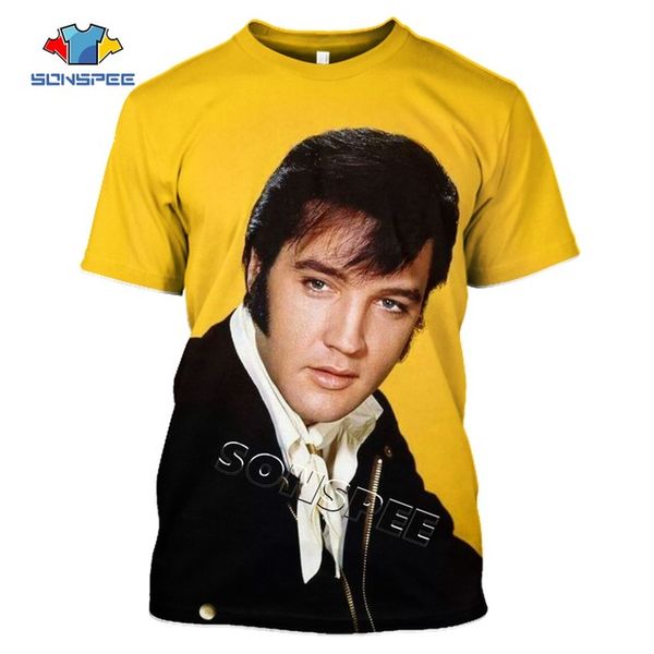 

summer homme pullover elvis presley the king men 3d print shirts hippie horror hentai men clothing