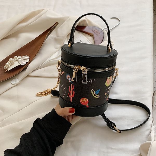 

women's mobile phone 2020 new fashionable portable bucket bag ins all-match internet celebrity mobile phone shoulder crossbody cylindri