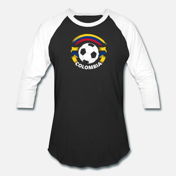 

colombia football soccer fan flag t shirt men custom short sleeve s-xxxl unique famous comfortable spring autumn cool shirt, White;black
