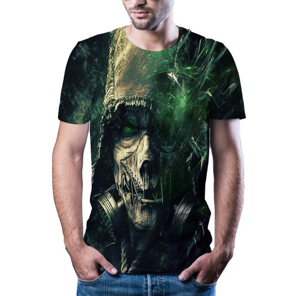 

new clown print 3d print shirts kawaii aesthetic oversized men clothing