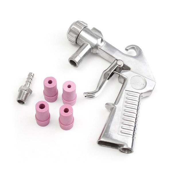 

air sand blaster siphon feed blast gun sandblasting gun set with 4pcs ceramic tips for abrasive sand blaster blasting