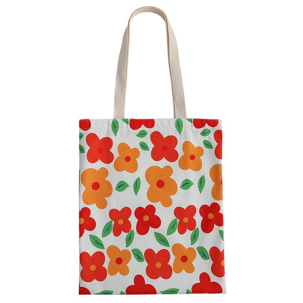 

korean flower print shoulder bags fashion bolso bandolera mujer large shopper bag ladies handbag bolsa de ombro