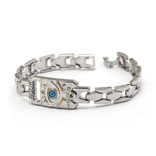 

the legend of zelda bracelet & bangle breath of the wild big eyes totems link chain charm bracelets women men game jewelry, Golden;silver