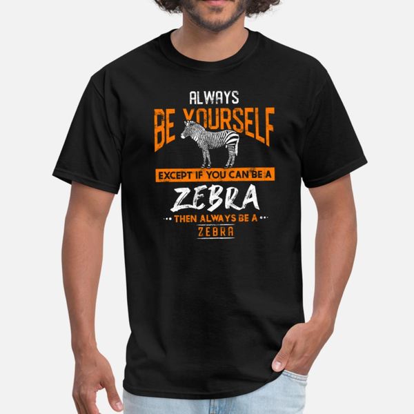 

zebra t shirt men character cotton crew neck unique graphic building spring autumn letter shirt