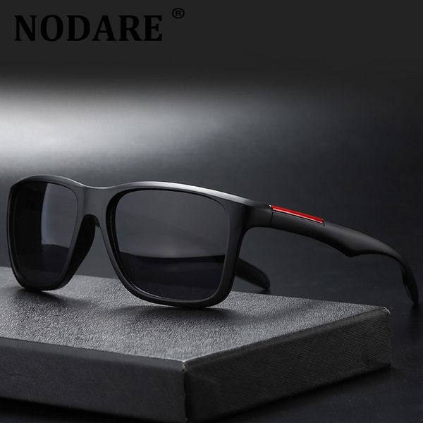 

nodare fashion sunglasses men vintage design square driving black sun glasses for women shades oculos night vision, White;black